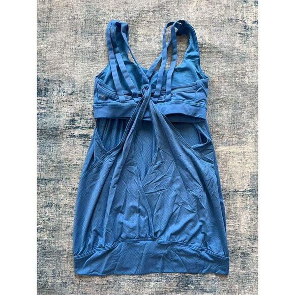 Lululemon Nouveau Limits Tank in Porcelain Blue Size 4 - Picture 6 of 8